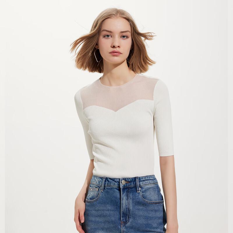 Женский трикотажный топ с коротким рукавом Tatu M