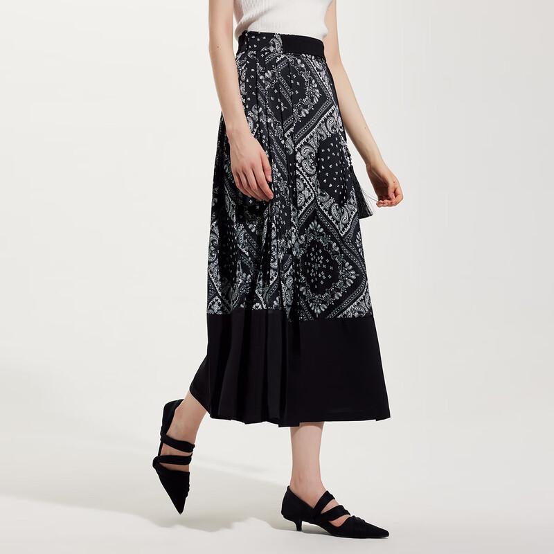 Tatu Autumn/Winter New Chinese Jacquard Mamian Skirt L