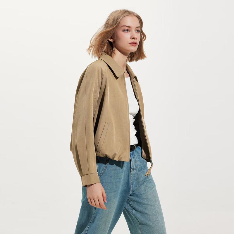 Tatu Женская Мода Свободный Рабочий Короткий Жакет L