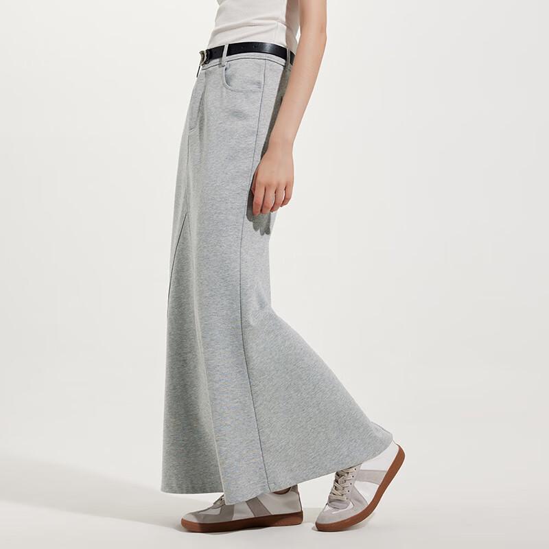 Tatu Autumn Winter Relaxed Split Maxi Skirt S