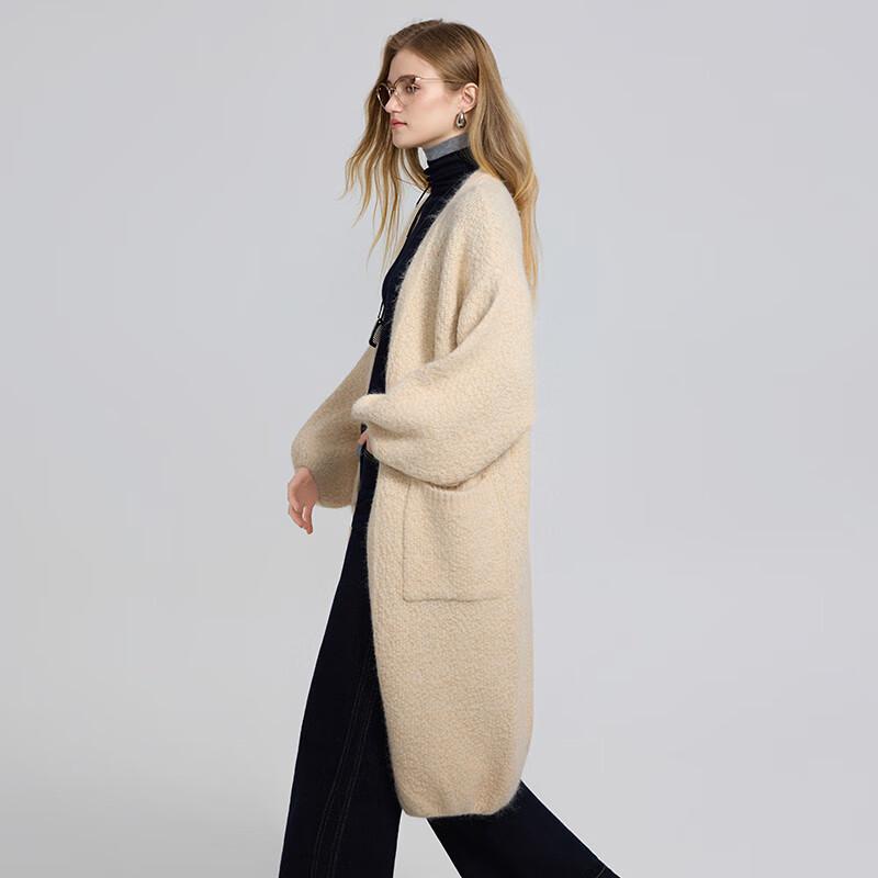 Женский кардиган Tatu свободного кроя, вязаный косами One Size