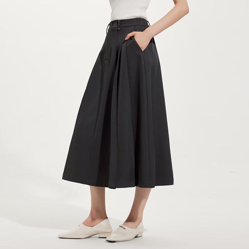 Tatu High-Waist A-Line Maxi Skirt S